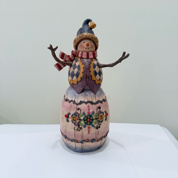 Jim Shore Heartwood Creek 2003 Snowman Winters Tradition - Picture 1 of 7